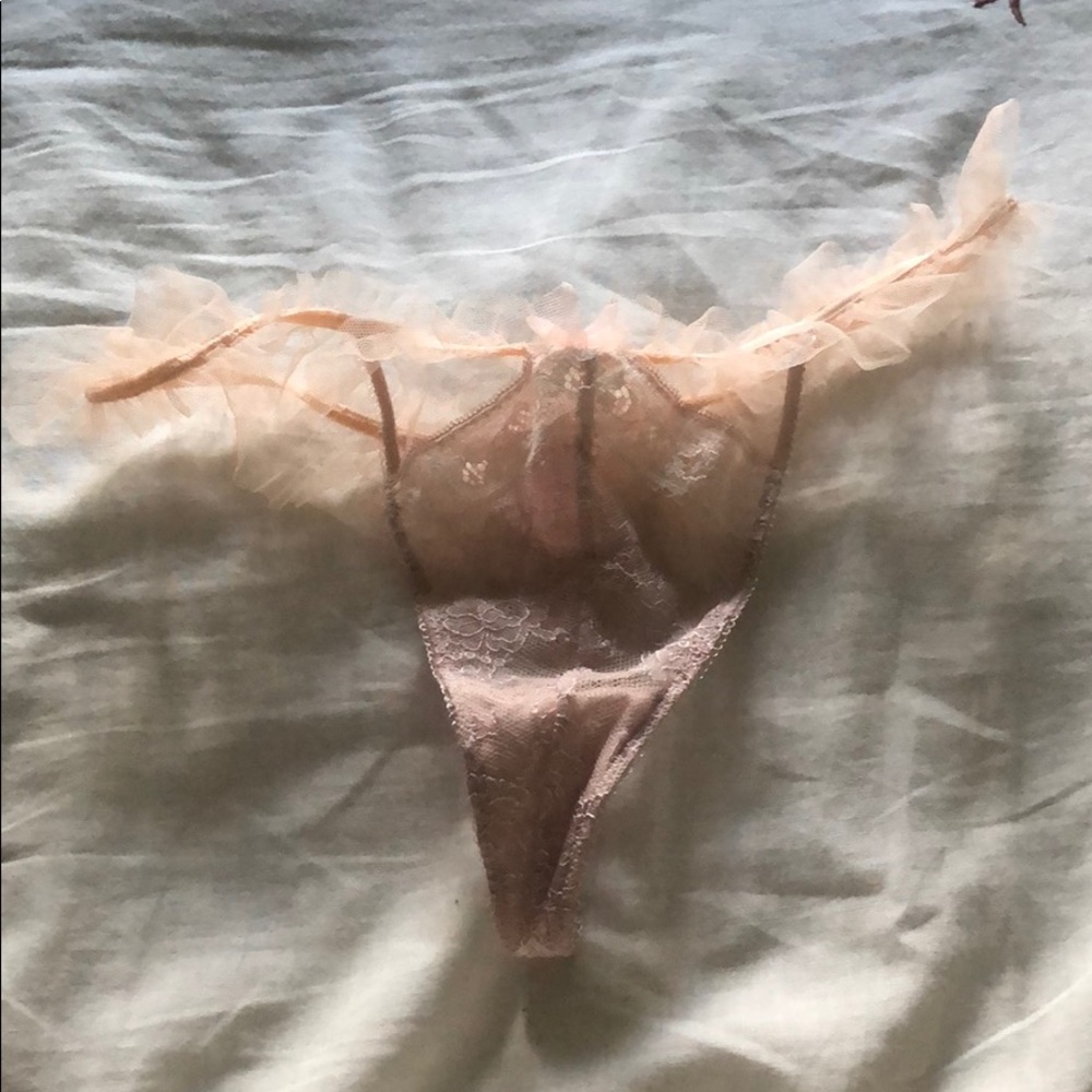NWOT Tulle and Lace VS Thong